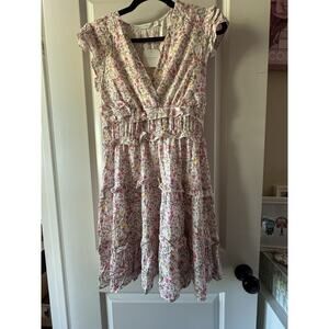 altar'd state Floral V Neck Dress Size Medium Party Dress